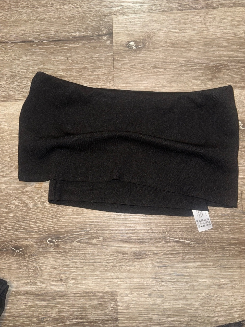 Zara Black Off-Shoulder Crop Top - Picture 4 of 5